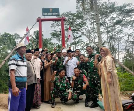 PERESMIAN JEMBATAN GARUDA DI DUSUN GENDINGAN